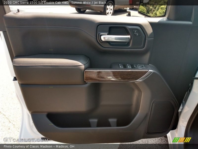 Summit White / Jet Black 2020 GMC Sierra 1500 SLE Double Cab 4WD