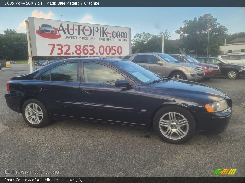 Magic Blue Metallic / Graphite 2005 Volvo S60 2.5T