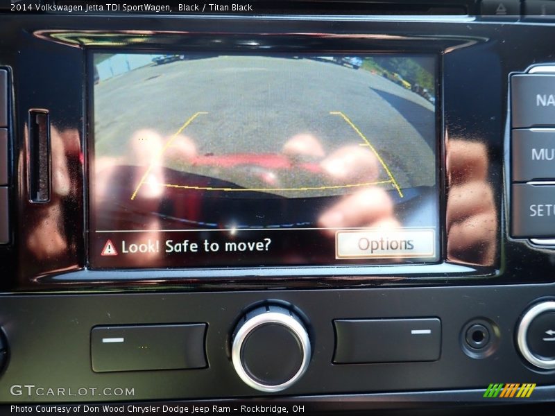 Black / Titan Black 2014 Volkswagen Jetta TDI SportWagen