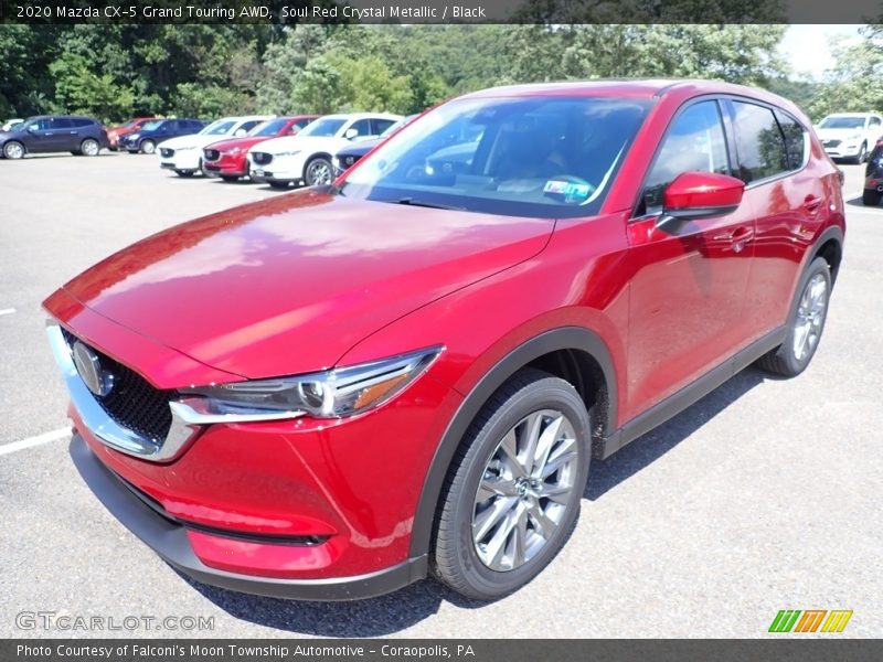 Soul Red Crystal Metallic / Black 2020 Mazda CX-5 Grand Touring AWD