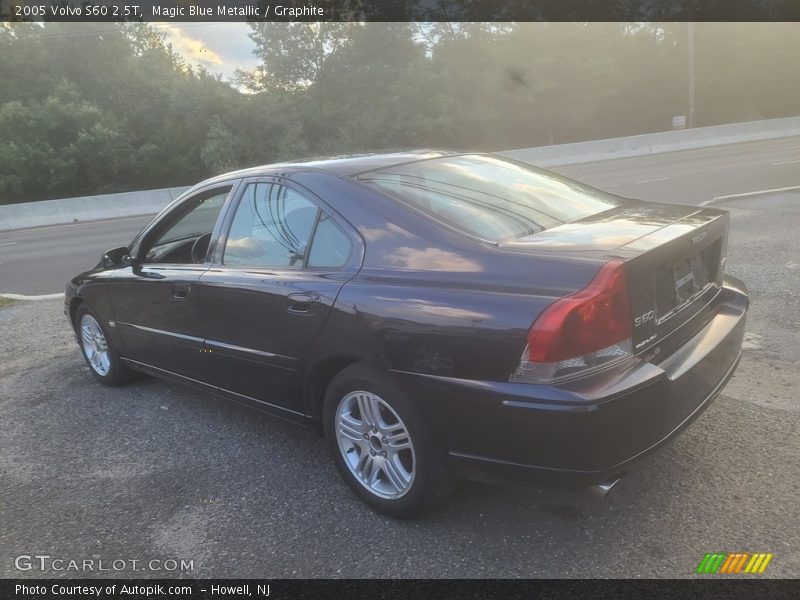 Magic Blue Metallic / Graphite 2005 Volvo S60 2.5T