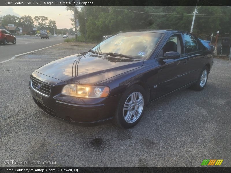 Magic Blue Metallic / Graphite 2005 Volvo S60 2.5T
