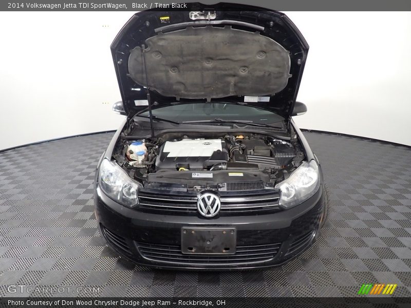 Black / Titan Black 2014 Volkswagen Jetta TDI SportWagen