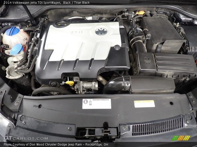 Black / Titan Black 2014 Volkswagen Jetta TDI SportWagen