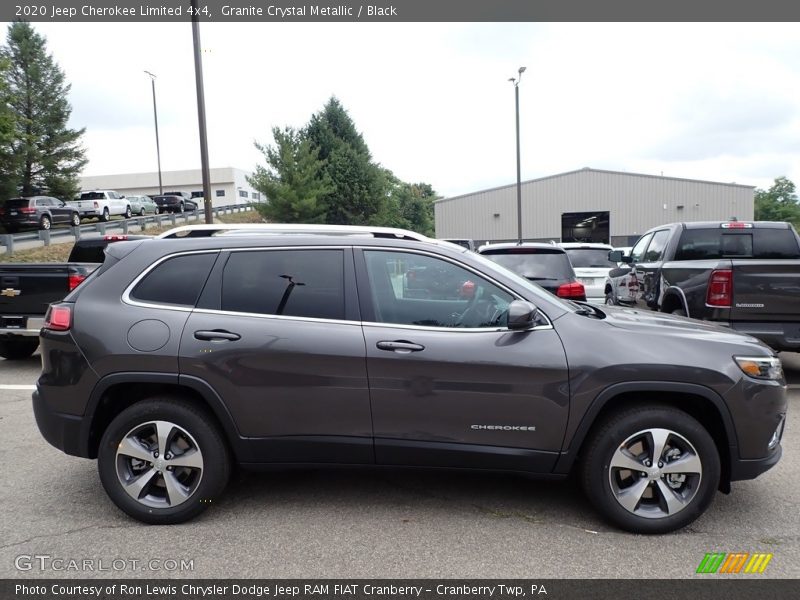 Granite Crystal Metallic / Black 2020 Jeep Cherokee Limited 4x4