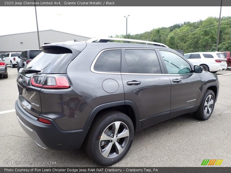 Granite Crystal Metallic / Black 2020 Jeep Cherokee Limited 4x4