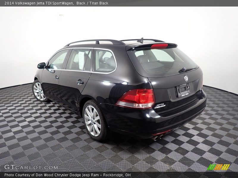 Black / Titan Black 2014 Volkswagen Jetta TDI SportWagen