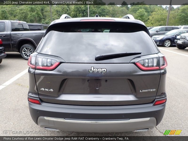 Granite Crystal Metallic / Black 2020 Jeep Cherokee Limited 4x4