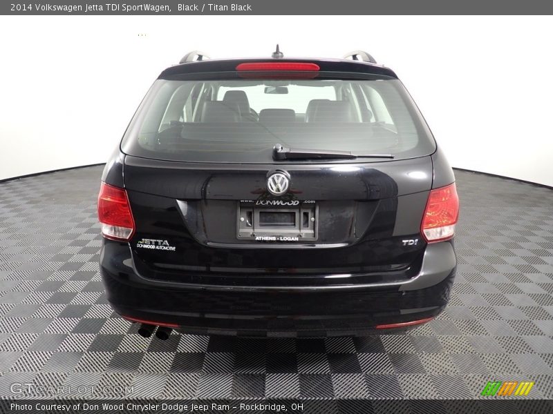 Black / Titan Black 2014 Volkswagen Jetta TDI SportWagen