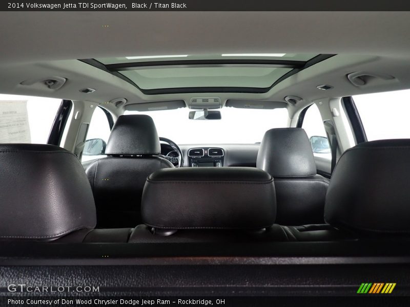 Black / Titan Black 2014 Volkswagen Jetta TDI SportWagen
