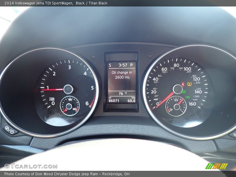 Black / Titan Black 2014 Volkswagen Jetta TDI SportWagen