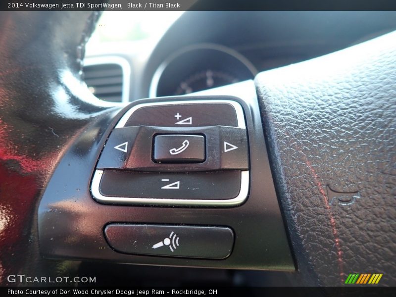 Black / Titan Black 2014 Volkswagen Jetta TDI SportWagen