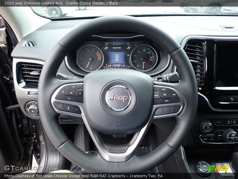 Granite Crystal Metallic / Black 2020 Jeep Cherokee Limited 4x4