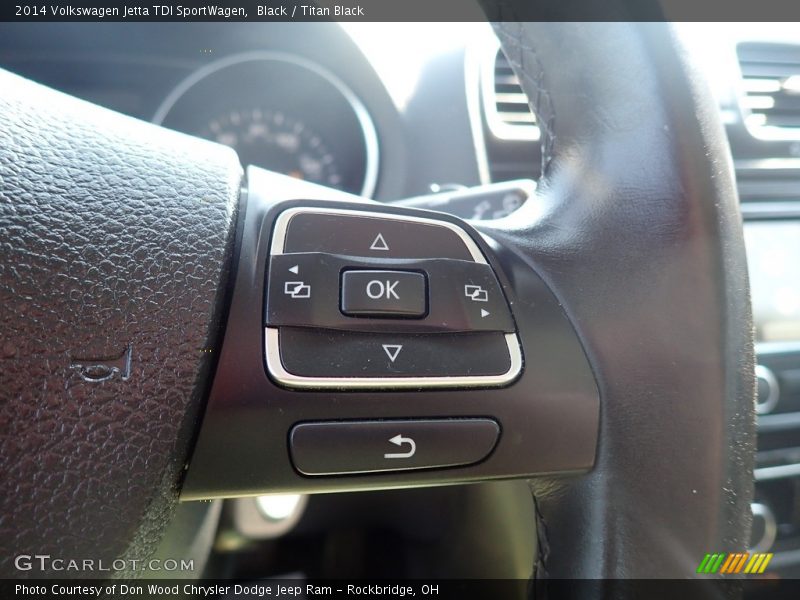 Black / Titan Black 2014 Volkswagen Jetta TDI SportWagen
