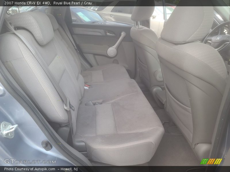 Royal Blue Pearl / Gray 2007 Honda CR-V EX 4WD