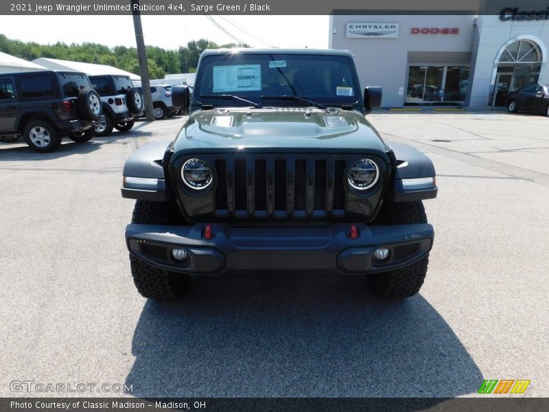 Sarge Green / Black 2021 Jeep Wrangler Unlimited Rubicon 4x4