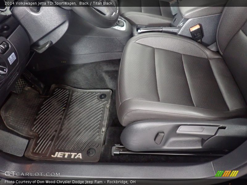 Black / Titan Black 2014 Volkswagen Jetta TDI SportWagen