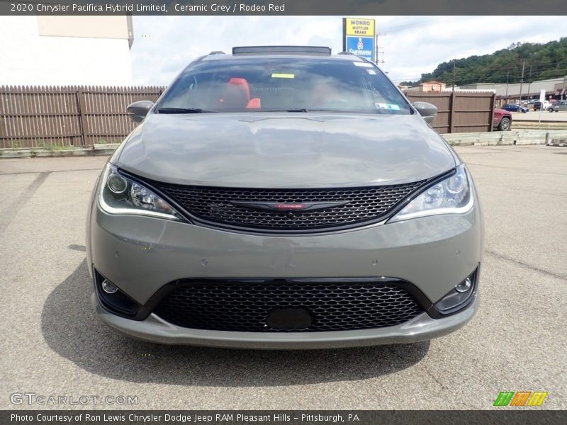Ceramic Grey / Rodeo Red 2020 Chrysler Pacifica Hybrid Limited