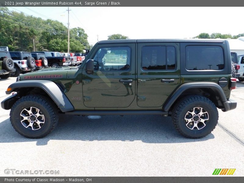  2021 Wrangler Unlimited Rubicon 4x4 Sarge Green