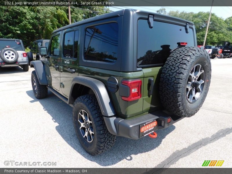 Sarge Green / Black 2021 Jeep Wrangler Unlimited Rubicon 4x4