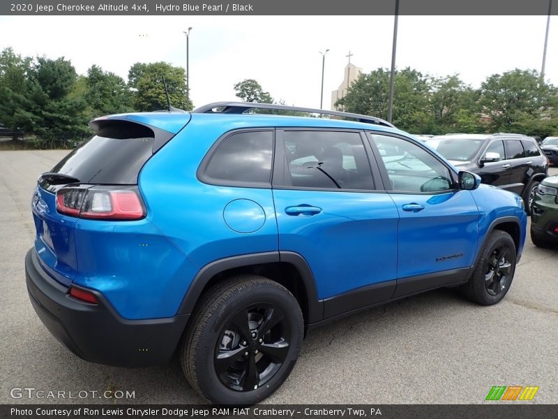 Hydro Blue Pearl / Black 2020 Jeep Cherokee Altitude 4x4