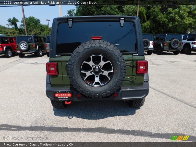 Sarge Green / Black 2021 Jeep Wrangler Unlimited Rubicon 4x4