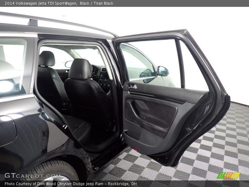Black / Titan Black 2014 Volkswagen Jetta TDI SportWagen
