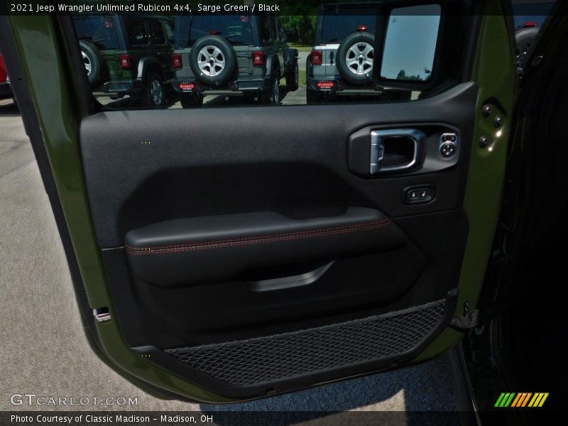 Door Panel of 2021 Wrangler Unlimited Rubicon 4x4