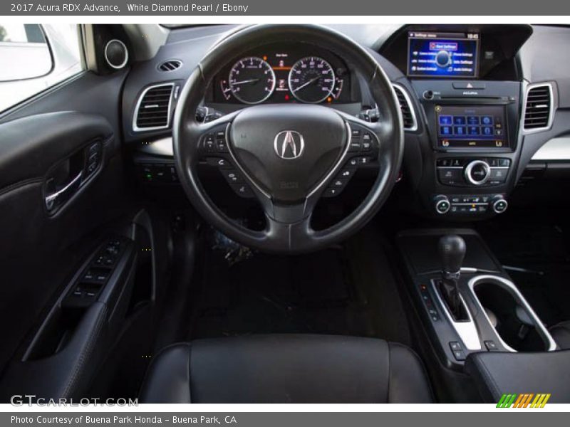 White Diamond Pearl / Ebony 2017 Acura RDX Advance