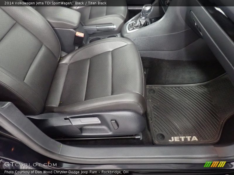 Black / Titan Black 2014 Volkswagen Jetta TDI SportWagen
