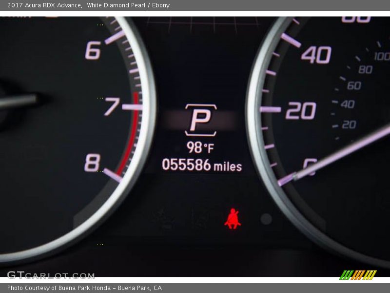 White Diamond Pearl / Ebony 2017 Acura RDX Advance