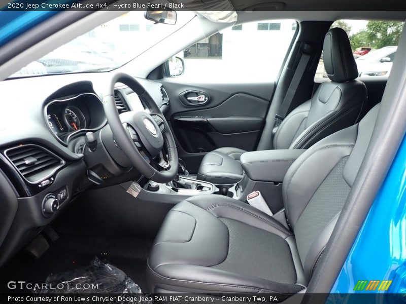 Front Seat of 2020 Cherokee Altitude 4x4