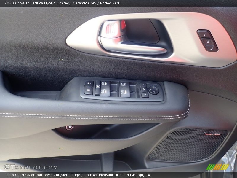 Ceramic Grey / Rodeo Red 2020 Chrysler Pacifica Hybrid Limited