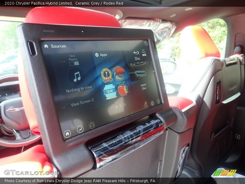 Ceramic Grey / Rodeo Red 2020 Chrysler Pacifica Hybrid Limited