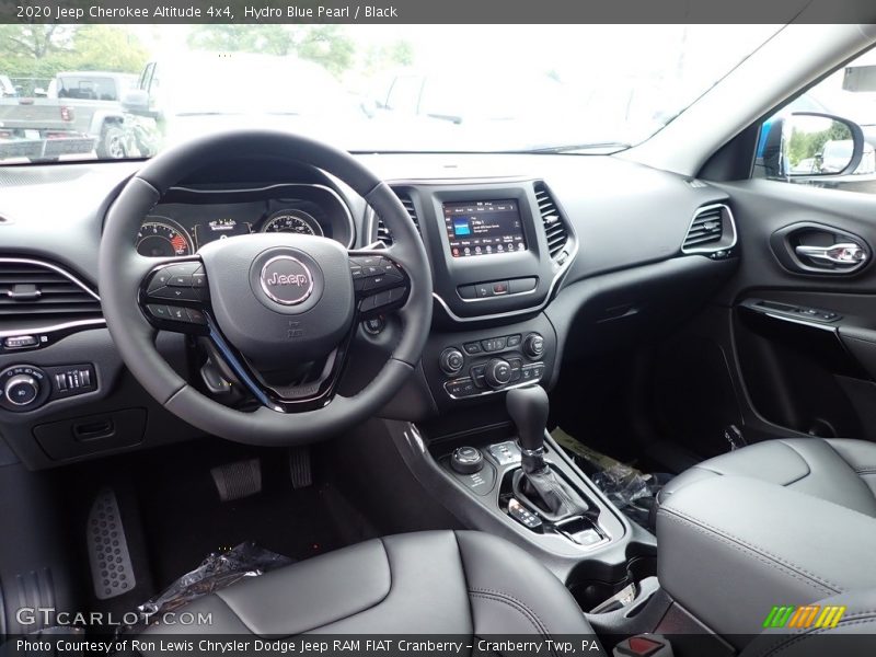 Front Seat of 2020 Cherokee Altitude 4x4