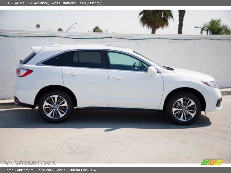 White Diamond Pearl / Ebony 2017 Acura RDX Advance