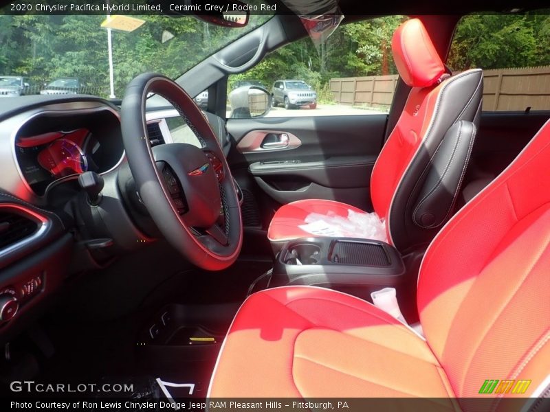 Front Seat of 2020 Pacifica Hybrid Limited