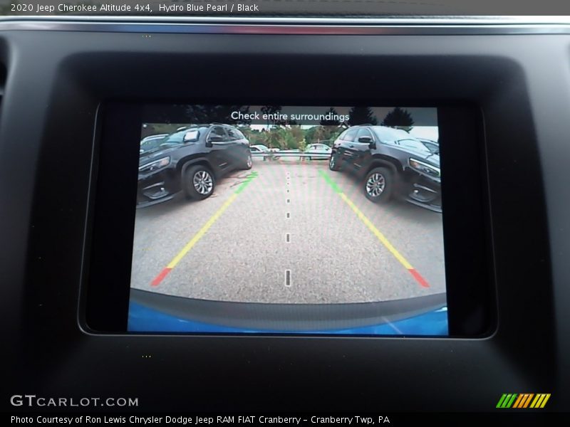 Hydro Blue Pearl / Black 2020 Jeep Cherokee Altitude 4x4