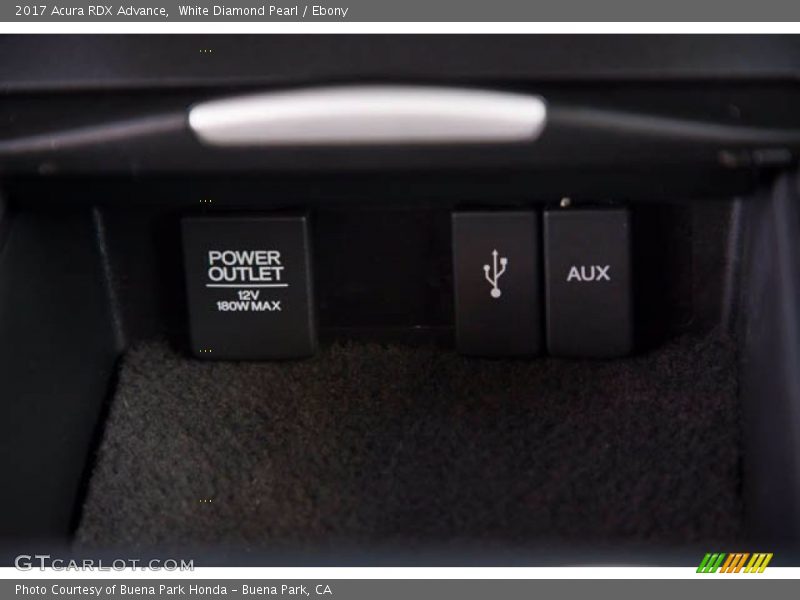 White Diamond Pearl / Ebony 2017 Acura RDX Advance