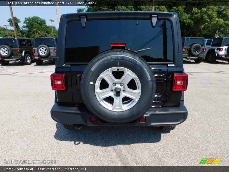 Black / Black 2021 Jeep Wrangler Unlimited Sport 4x4
