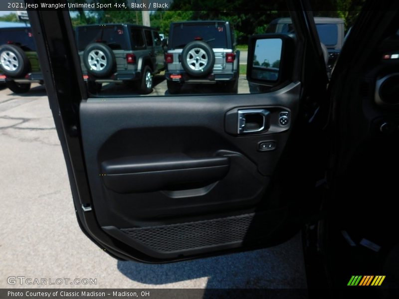 Black / Black 2021 Jeep Wrangler Unlimited Sport 4x4