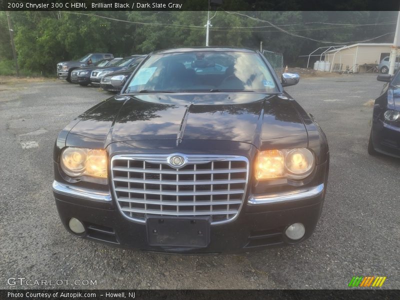 Brilliant Black / Dark Slate Gray 2009 Chrysler 300 C HEMI