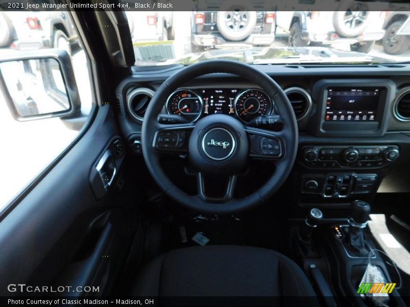 Black / Black 2021 Jeep Wrangler Unlimited Sport 4x4