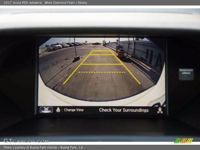 White Diamond Pearl / Ebony 2017 Acura RDX Advance