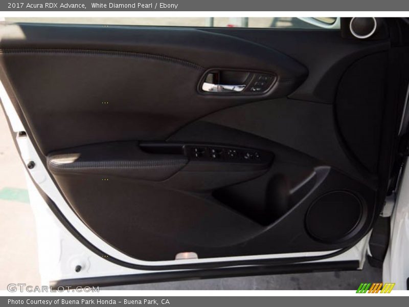 White Diamond Pearl / Ebony 2017 Acura RDX Advance