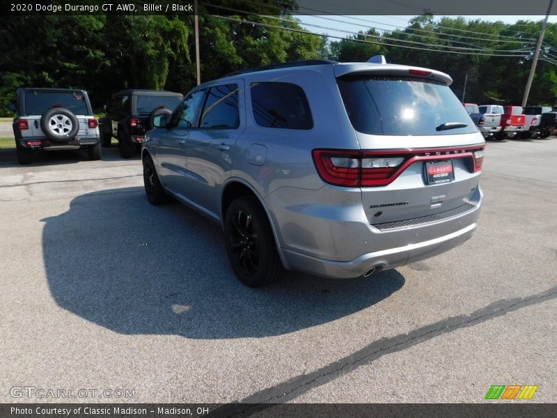 Billet / Black 2020 Dodge Durango GT AWD