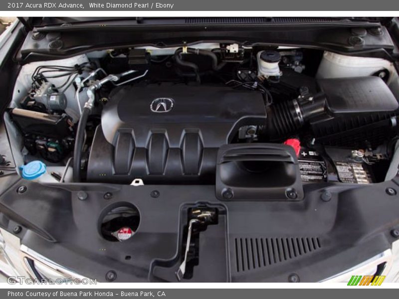 White Diamond Pearl / Ebony 2017 Acura RDX Advance
