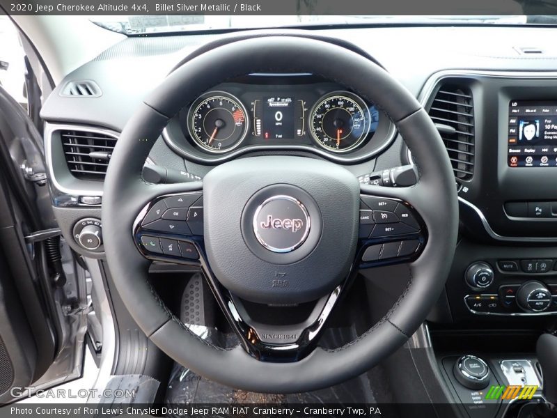 Billet Silver Metallic / Black 2020 Jeep Cherokee Altitude 4x4