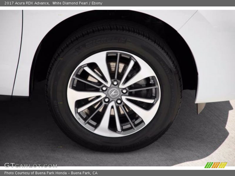 White Diamond Pearl / Ebony 2017 Acura RDX Advance