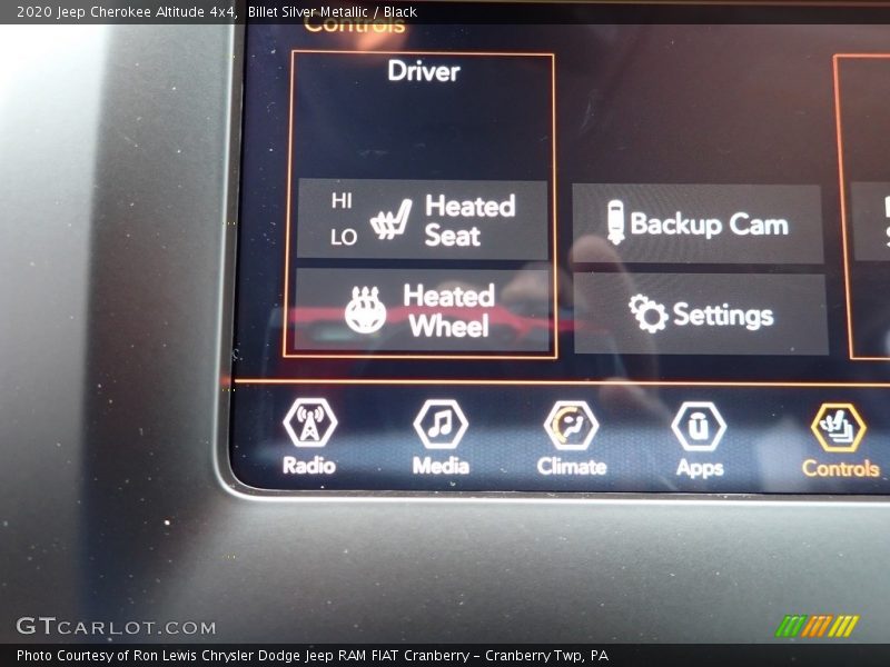 Billet Silver Metallic / Black 2020 Jeep Cherokee Altitude 4x4